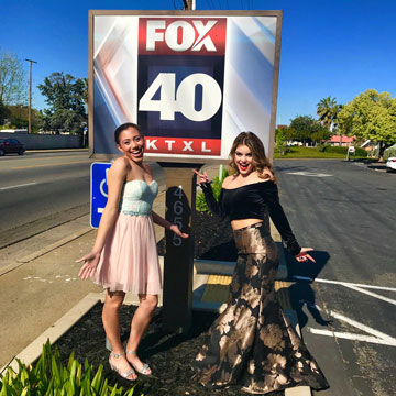 FOX 40 News Prom Makeup Segment